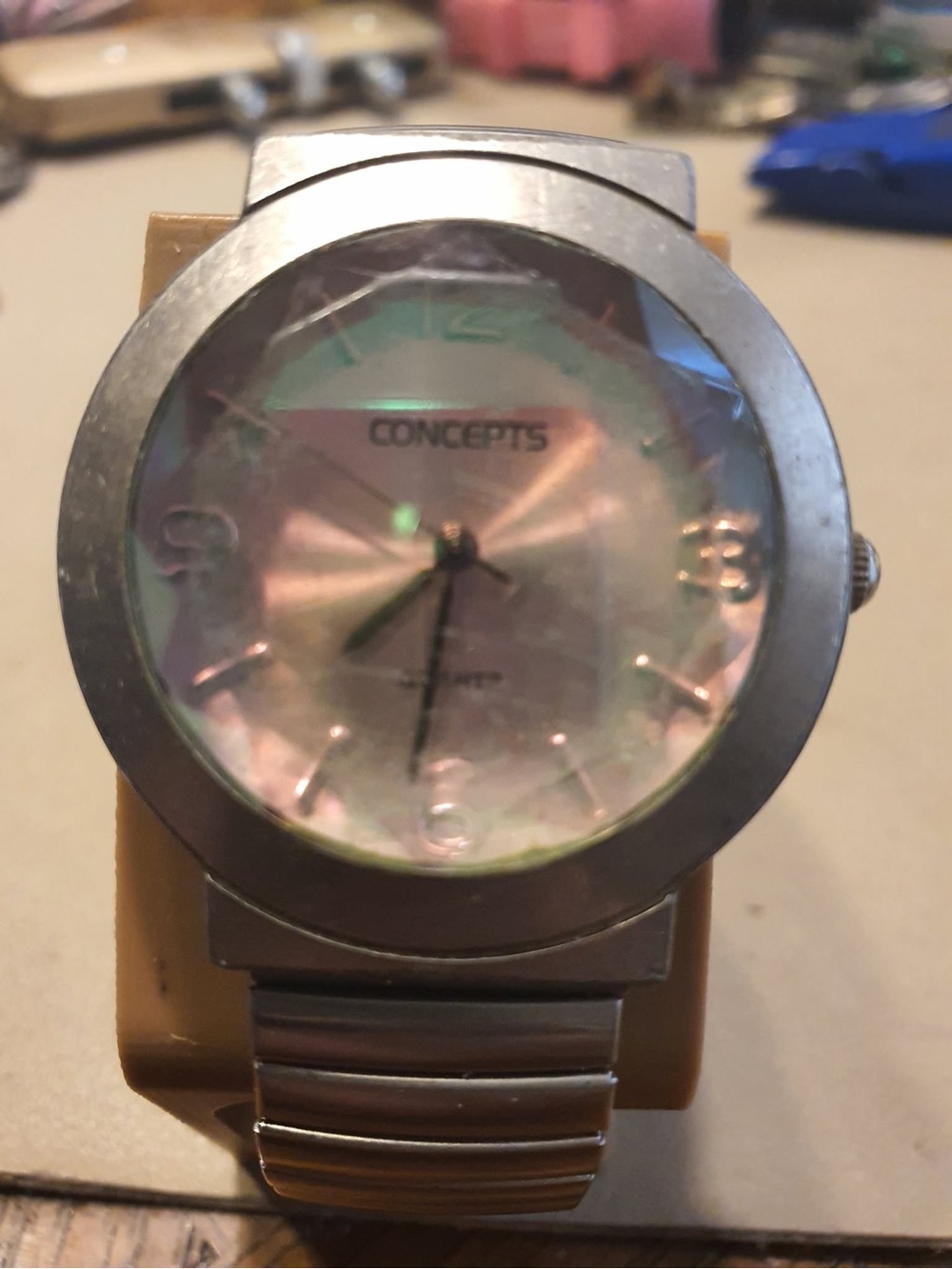🦋10/$20🦋 Concepts Silver/MOP Stainless Steel Women's Watch